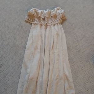 Maxi, strapless dress